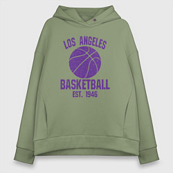 Женское худи оверсайз Basketball Los Angeles