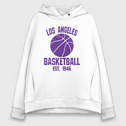 Женское худи оверсайз Basketball Los Angeles