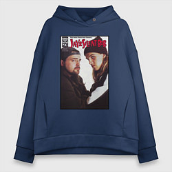 Женское худи оверсайз Jay and Silent Bob