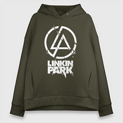 Женское худи оверсайз Linkin Park - white