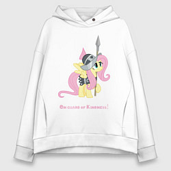 Женское худи оверсайз Флаттершай на страже добра