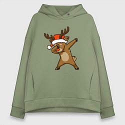 Женское худи оверсайз Dabbing deer