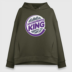 Женское худи оверсайз Sacramento king