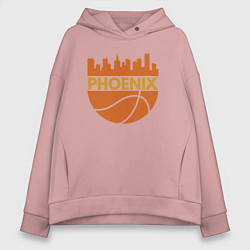 Женское худи оверсайз Phoenix basketball city