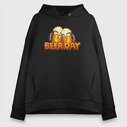 Женское худи оверсайз Beer day