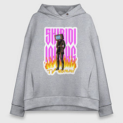 Женское худи оверсайз Милый титан ТВ Мен