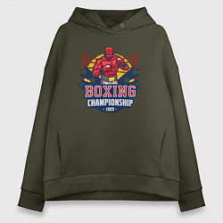 Женское худи оверсайз Boxing championship