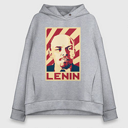 Женское худи оверсайз Vladimir Lenin