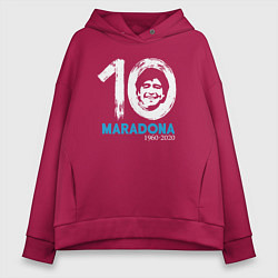 Женское худи оверсайз Maradona 10