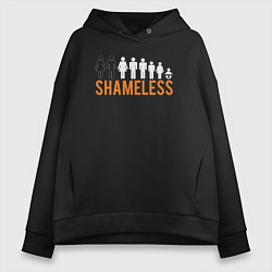 Женское худи оверсайз Shameless evolution