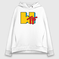 Женское худи оверсайз MTV WTF