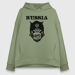 Женское худи оверсайз Russian gorilla