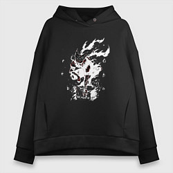 Женское худи оверсайз Гароу на камне