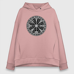 Женское худи оверсайз Компас из рун вегвизир