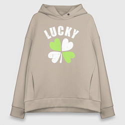 Женское худи оверсайз Lucky day