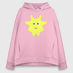 Женское худи оверсайз Жёлтый веселый персонаж