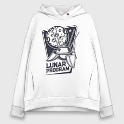 Женское худи оверсайз Лунная программа