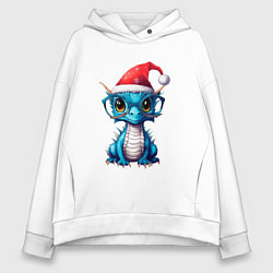 Женское худи оверсайз Дракончик в очках