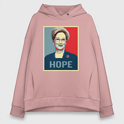 Женское худи оверсайз Мерил Стрип надежда