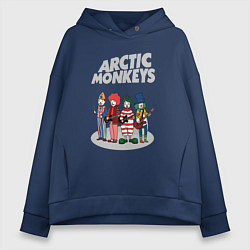 Женское худи оверсайз Arctic Monkeys clowns