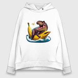 Женское худи оверсайз Членозавр Рекс