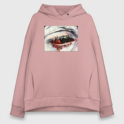 Женское худи оверсайз Кровавый глаз