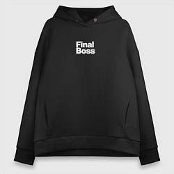 Женское худи оверсайз Final boss
