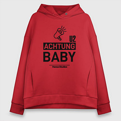 Женское худи оверсайз U2 - Achtung Baby hansa studio berlin