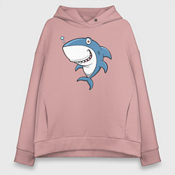 Женское худи оверсайз Cute shark