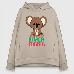 Женское худи оверсайз Koalafornia