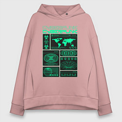 Женское худи оверсайз Cyberpunk streetwear