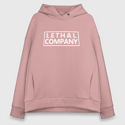 Женское худи оверсайз Lethal Company: Logo