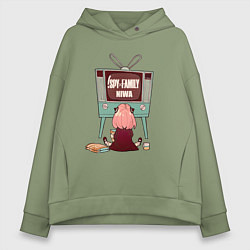 Женское худи оверсайз Аня из аниме и манги spy x family