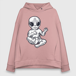 Женское худи оверсайз Baby alien