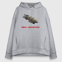 Женское худи оверсайз Red Alert: Дирижабль Киров