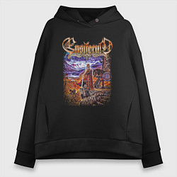 Толстовка оверсайз женская Ensiferum Iron, цвет: черный
