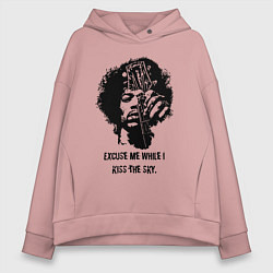 Женское худи оверсайз James Marshall Hendrix