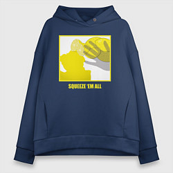 Женское худи оверсайз Squeeze em all