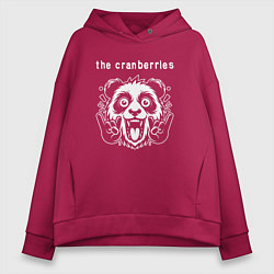 Женское худи оверсайз The Cranberries rock panda