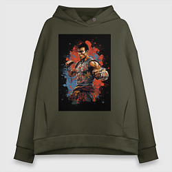 Женское худи оверсайз Тайский боец