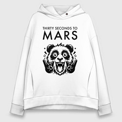 Женское худи оверсайз Thirty Seconds to Mars - rock panda