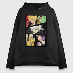 Женское худи оверсайз Адский рай Габимару шиноби