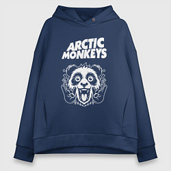 Женское худи оверсайз Arctic Monkeys rock panda