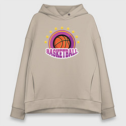 Женское худи оверсайз Basket stars