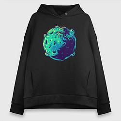 Женское худи оверсайз Blue moon