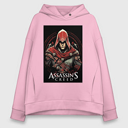 Женское худи оверсайз Assassins creed профиль игрока