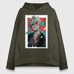 Женское худи оверсайз Адский рай Тёбэй Адза