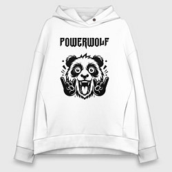 Женское худи оверсайз Powerwolf - rock panda