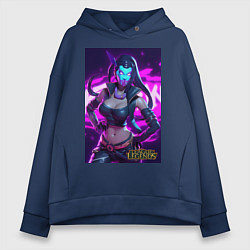 Женское худи оверсайз League of Legends Akali Kda