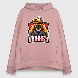 Женское худи оверсайз Monkey team